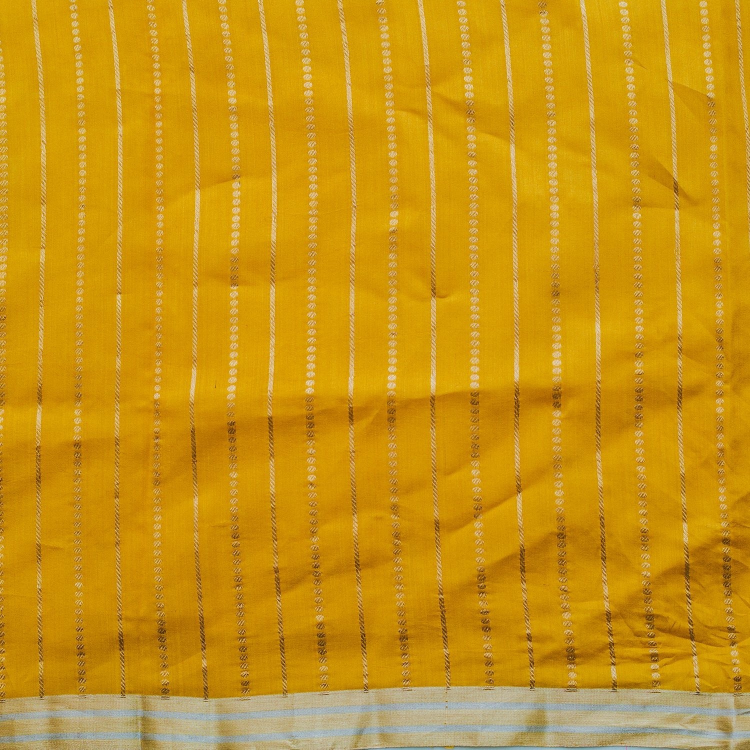Yellow Pure Organza Handloom Banarasi Saree - Banarasiya