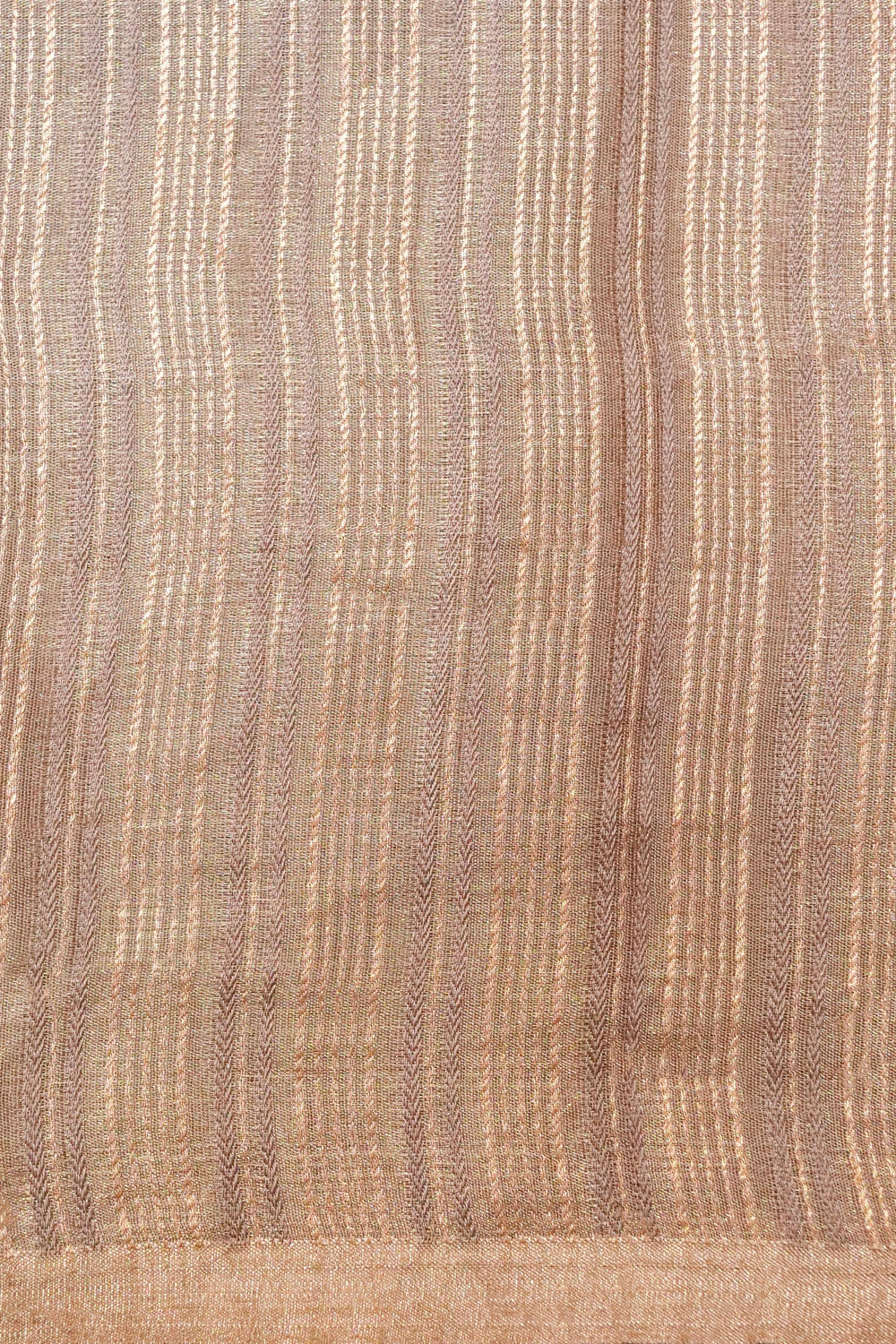 Handwoven Tissue Katan Saree in Silver Mist