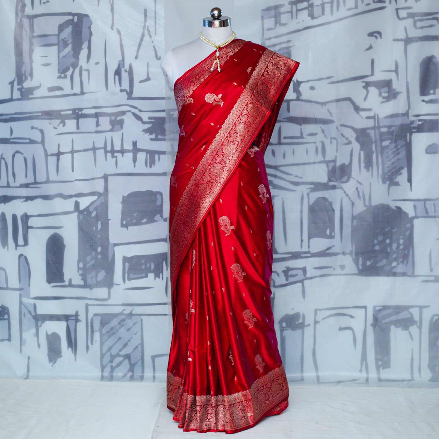 Pure Mashru Sarees  Luxe Traditional Sarees main image 0